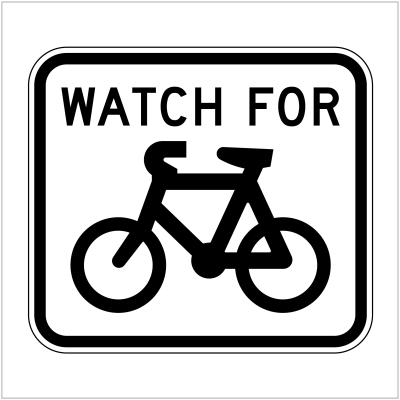 G9-57 WATCH FOR CYCLISTS