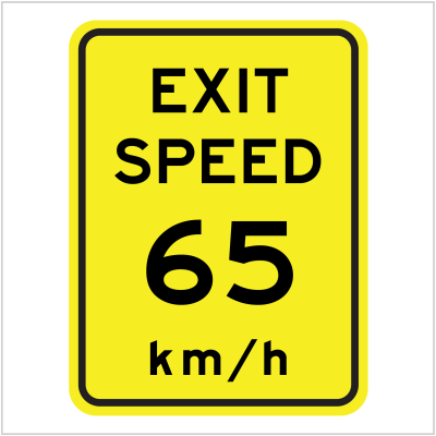 GE9-2 EXIT SPEED 65 km/h