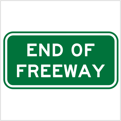 MR-GE-23 END OF FREEWAY