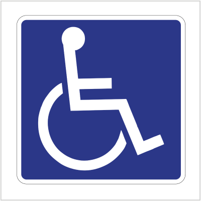 MR-SM-29 - SERVICE SIGNS - DISABILITY - GUIDE SIGNS