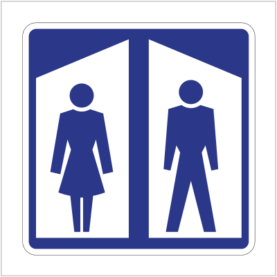 G7 GUIDE SIGNS - service signs -TOILET FACILITIES