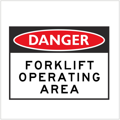 DGR-011 - DANGER - FORKLIFT OPERATING AREA