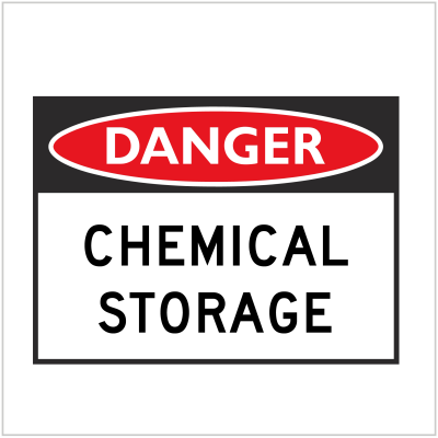 DGR-054 - DANGER - CHEMICAL STORAGE