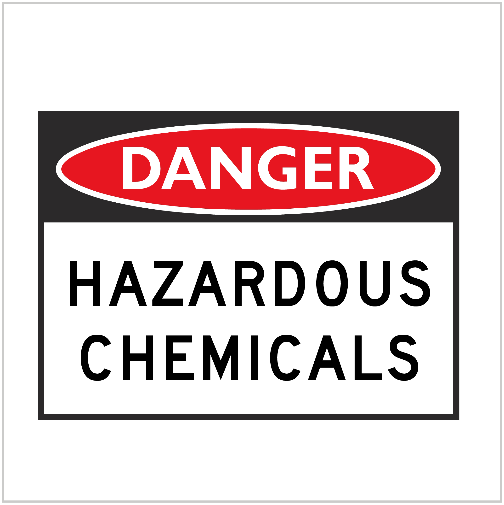 DGR-063 - DANGER - HAZARDOUS CHEMICALS