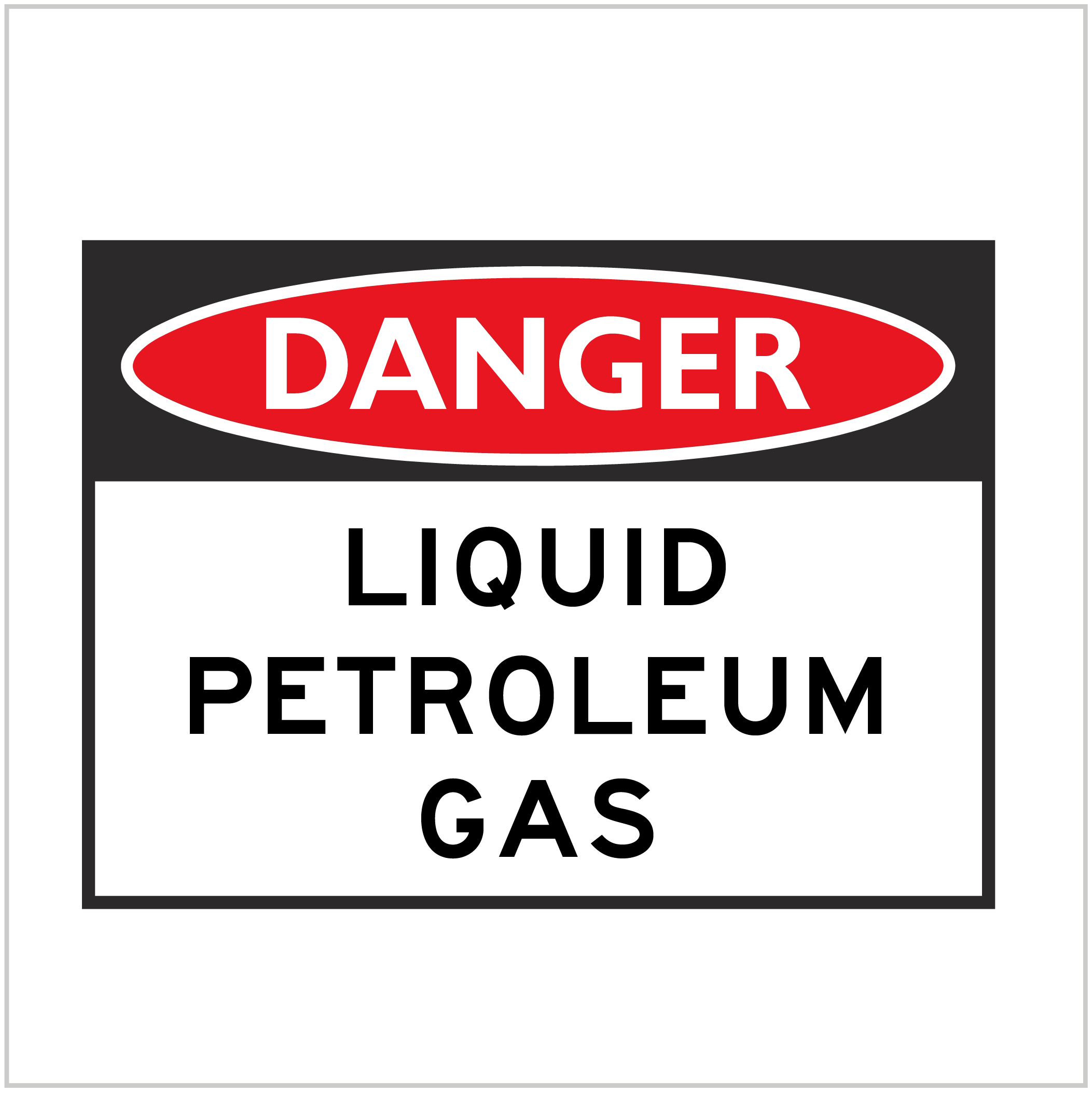 DGR-070 - DANGER - LIQUID PETROLEUM GAS