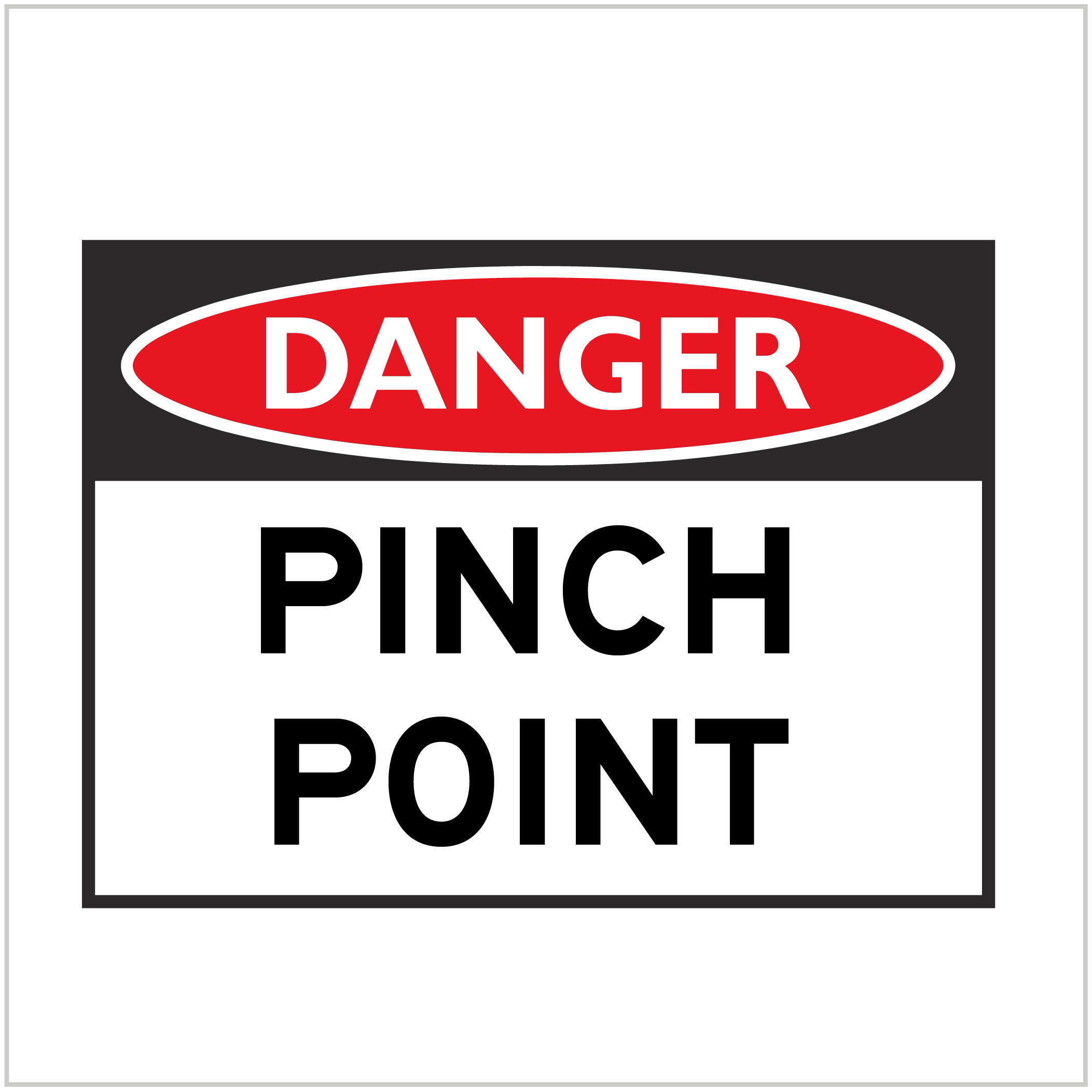 DGR-080 - DANGER - PINCH POINT