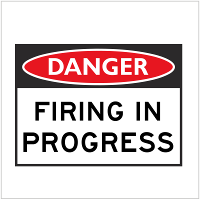 DGR-087 - DANGER - FIRING IN PROGRESS