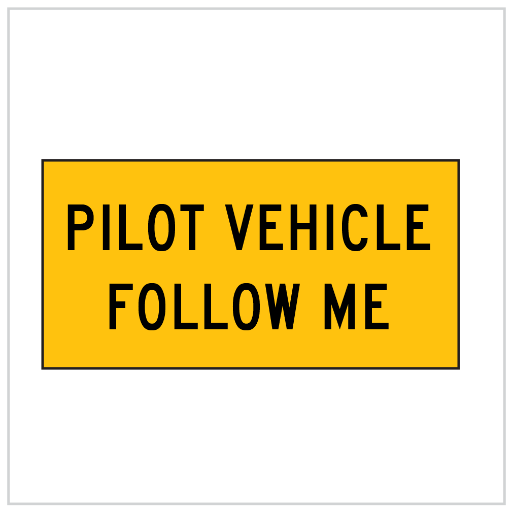 MMS-ADV-100 - WA ONLY - PILOT VEHICLE FOLLOW ME