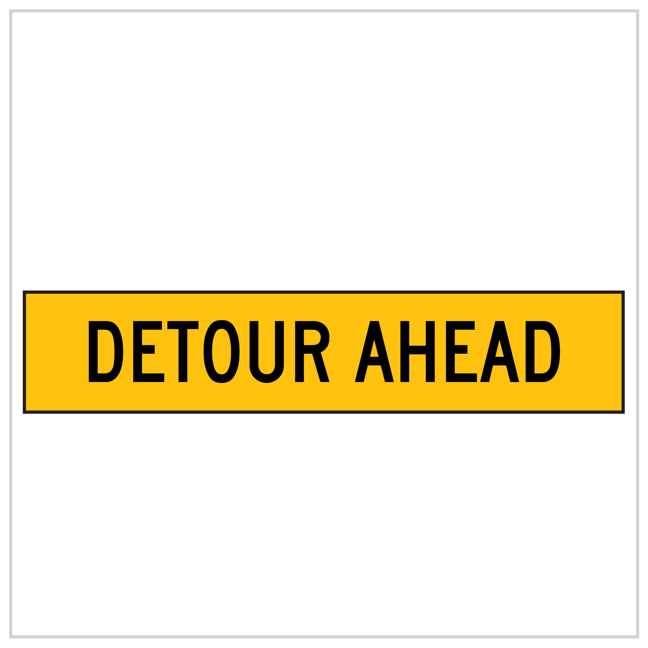 MMS-ADV-56 - WA ONLY - DETOUR AHEAD - 5mm CORFLUTE