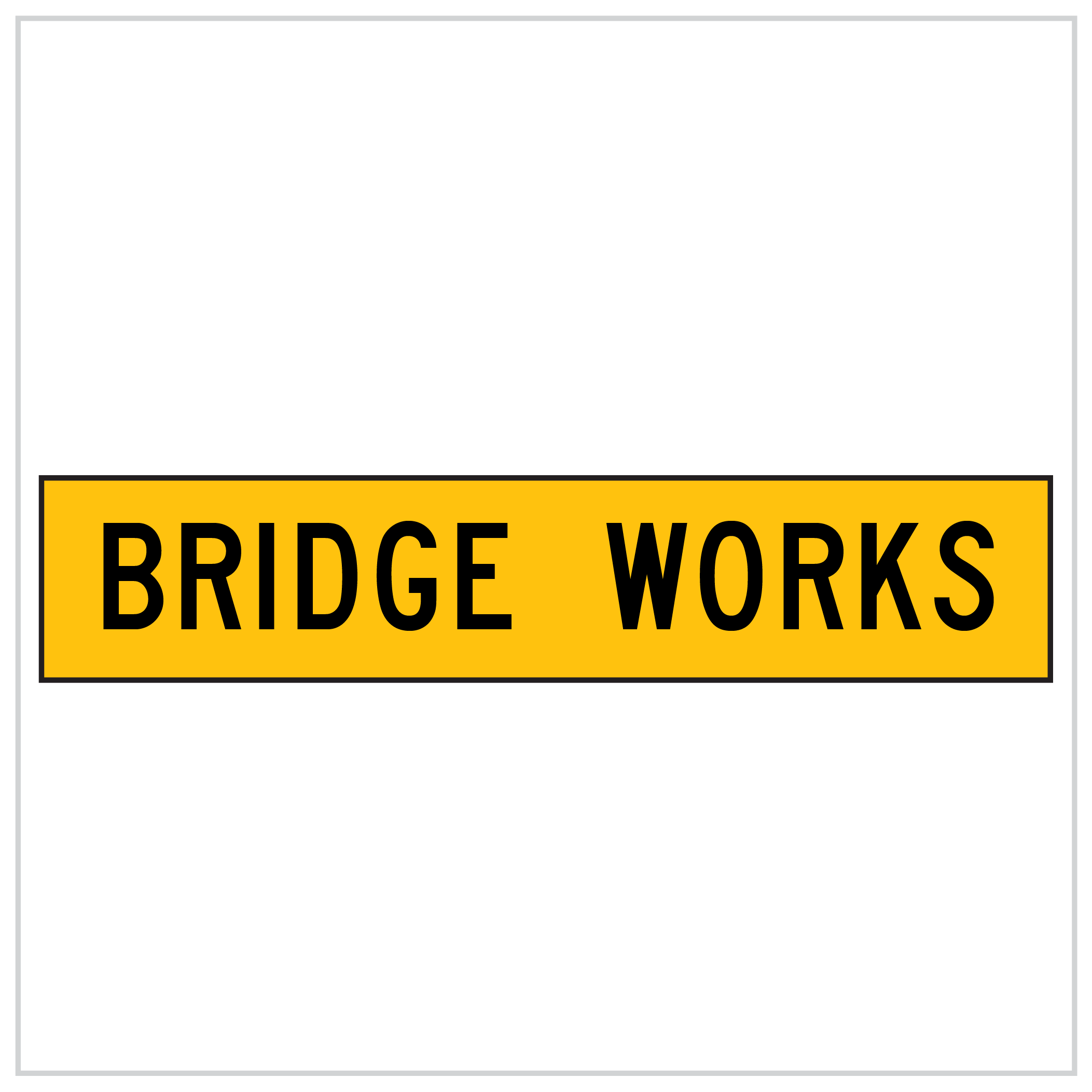 MMS-ADV-59 - WA ONLY - BRIDGE WORKS - 5mm CORFLUTE