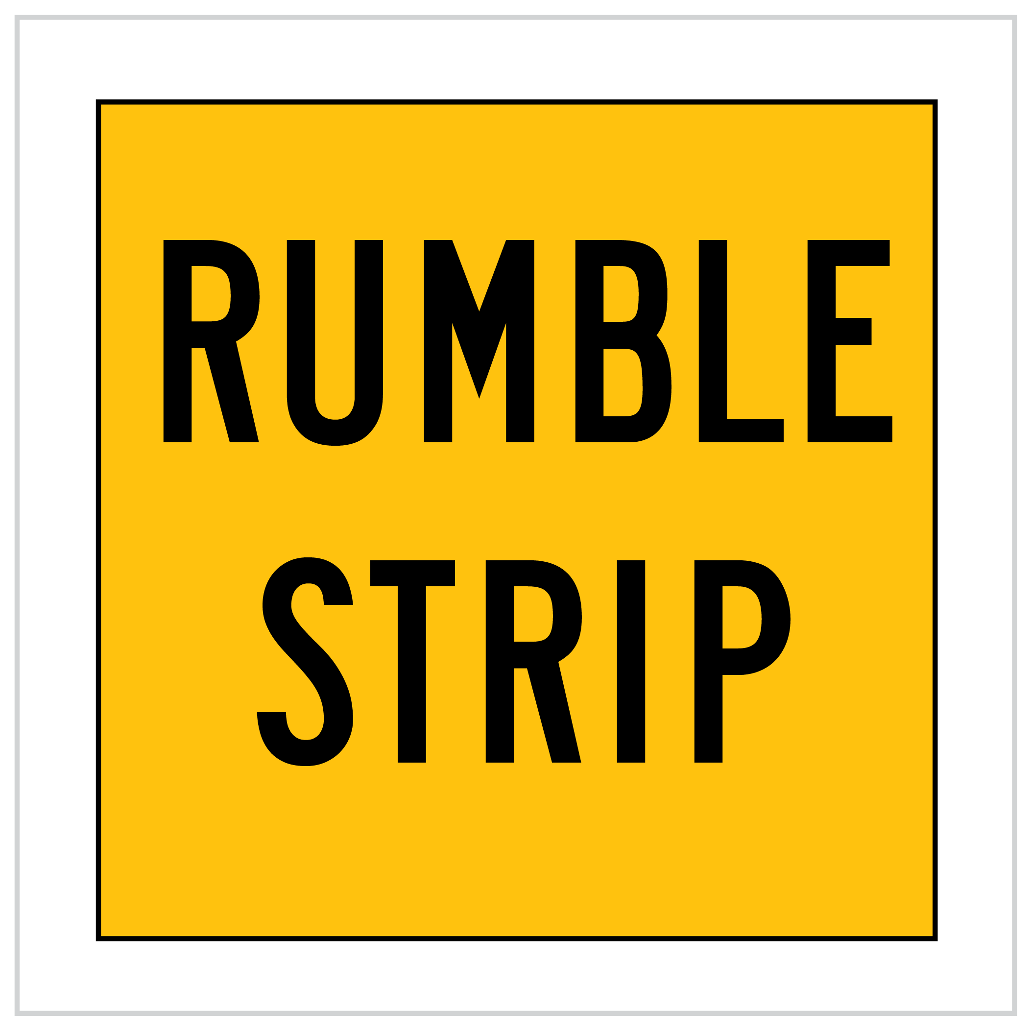 MMS-ADV-80 - RUMBLE STRIP - CORFLUTE - MULTI MESSAGE SIGN