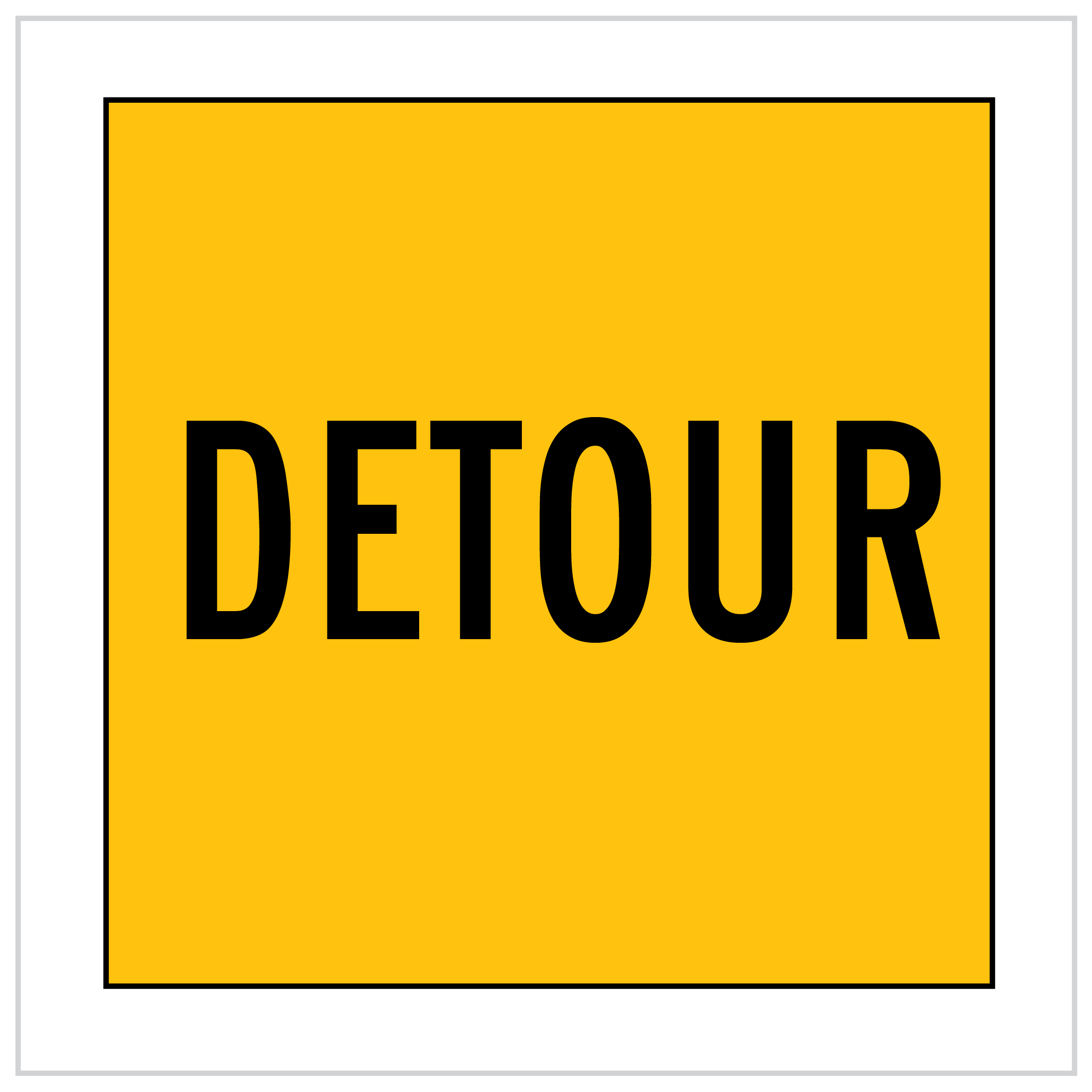 MMS-DIV-1 - DETOUR - CORFLUTE - MULTI MESSAGE SIGN