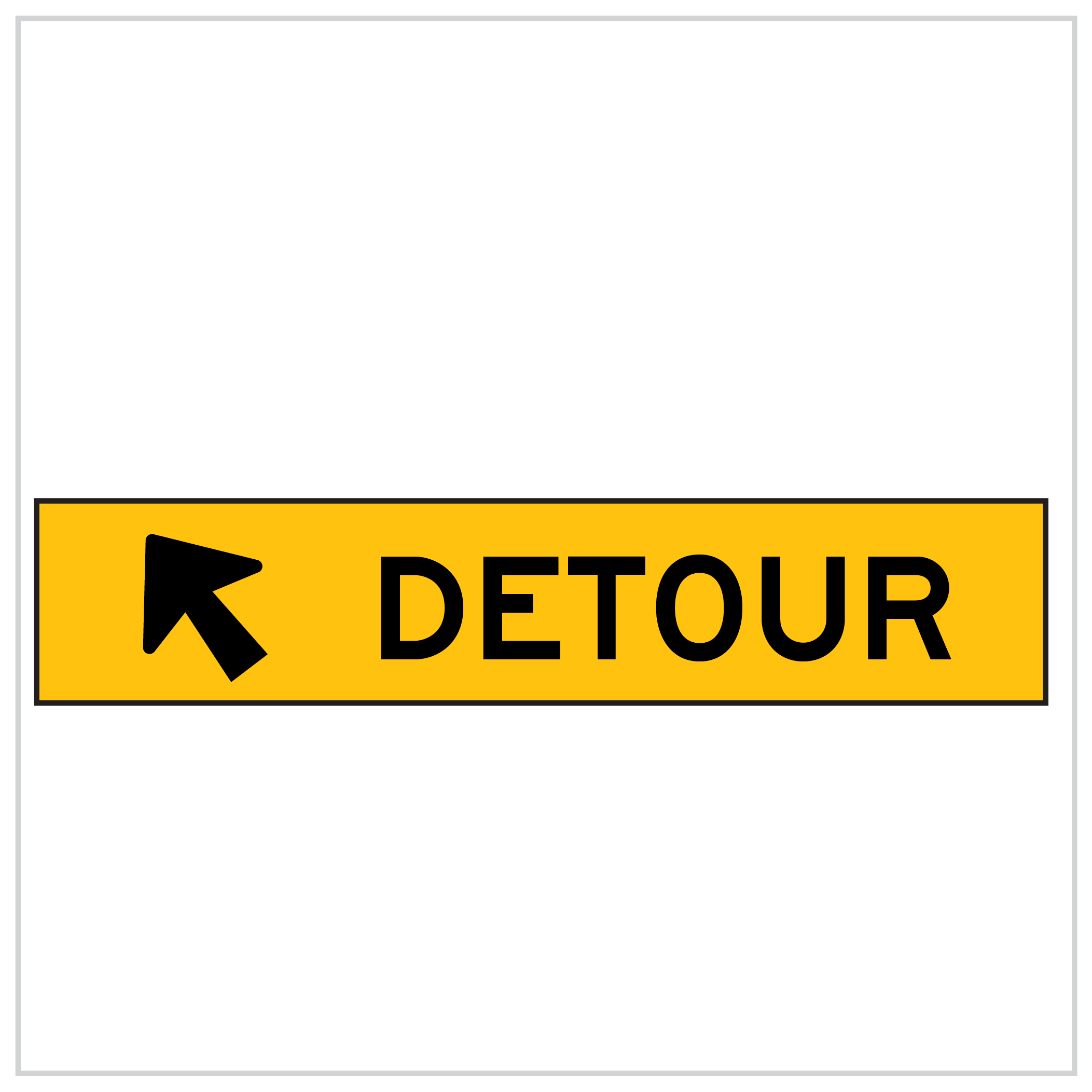 MMS-DIV-8 - CORFLUTE - DETOUR - MULTI MESSAGE SIGN