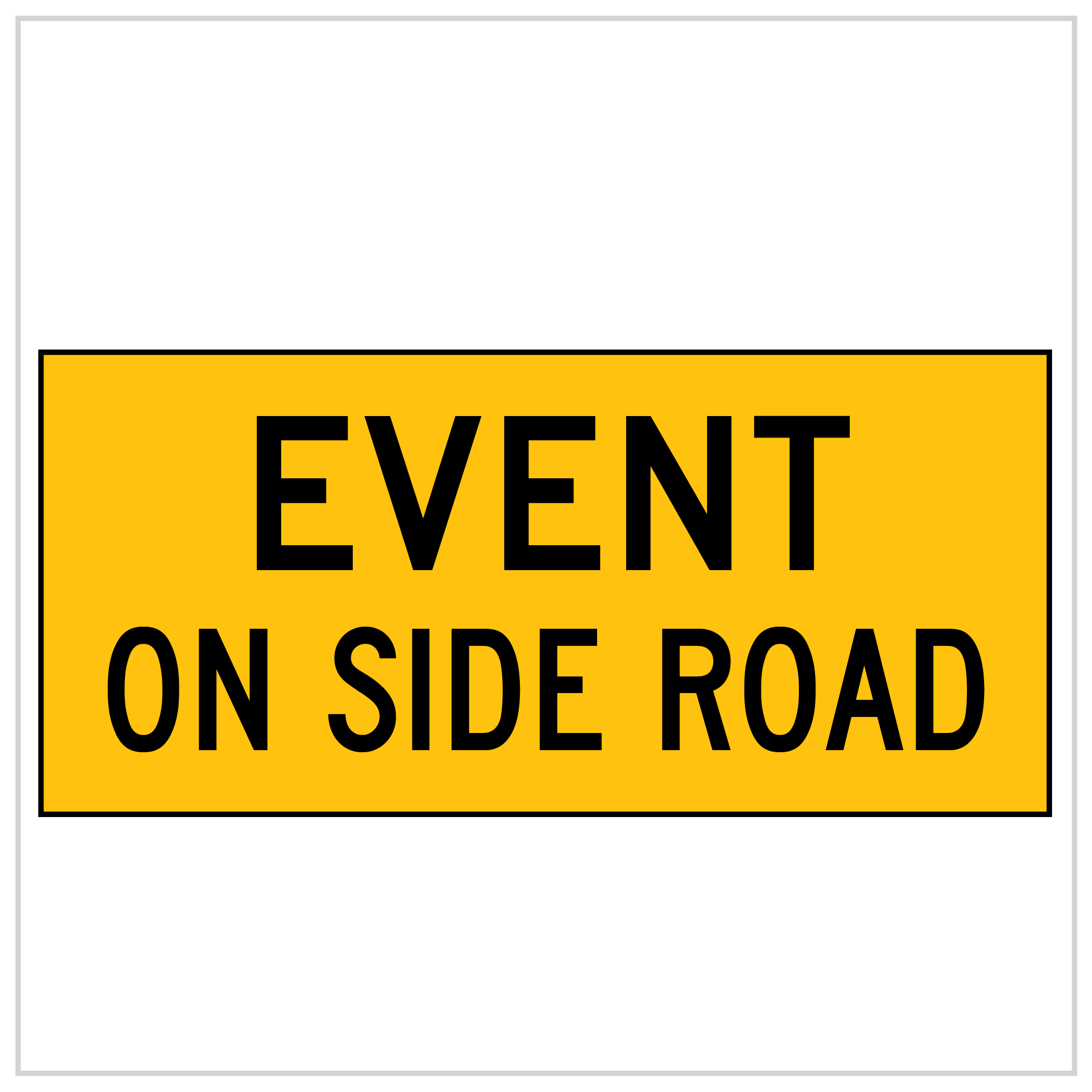 MMS-EVE-5 - EVENT ON SIDE ROAD - CORFLUTE - MULTI MESSAGE SIGN