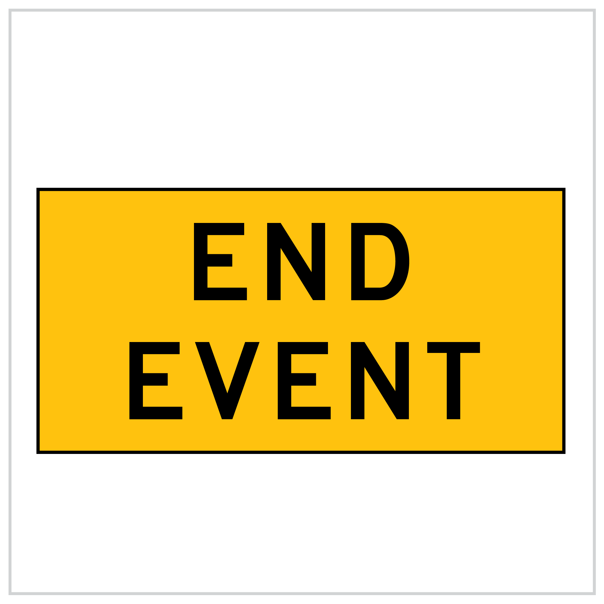 MMS-EVE-9 - END EVENT - CORFLUTE - MULTI MESSAGE SIGN