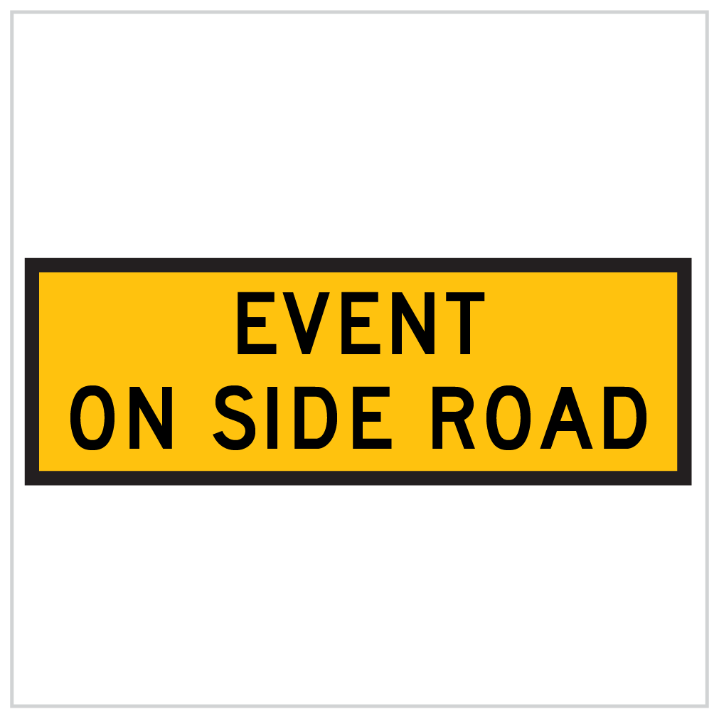 MR-TAW-34 - EVENT ON SIDE ROAD - TEMPORARY ROAD WORKS