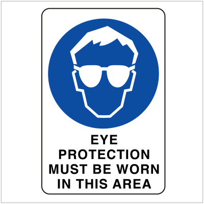 PPE-137 EYE PROTECTION MUST BE WORN IN THIS AREA