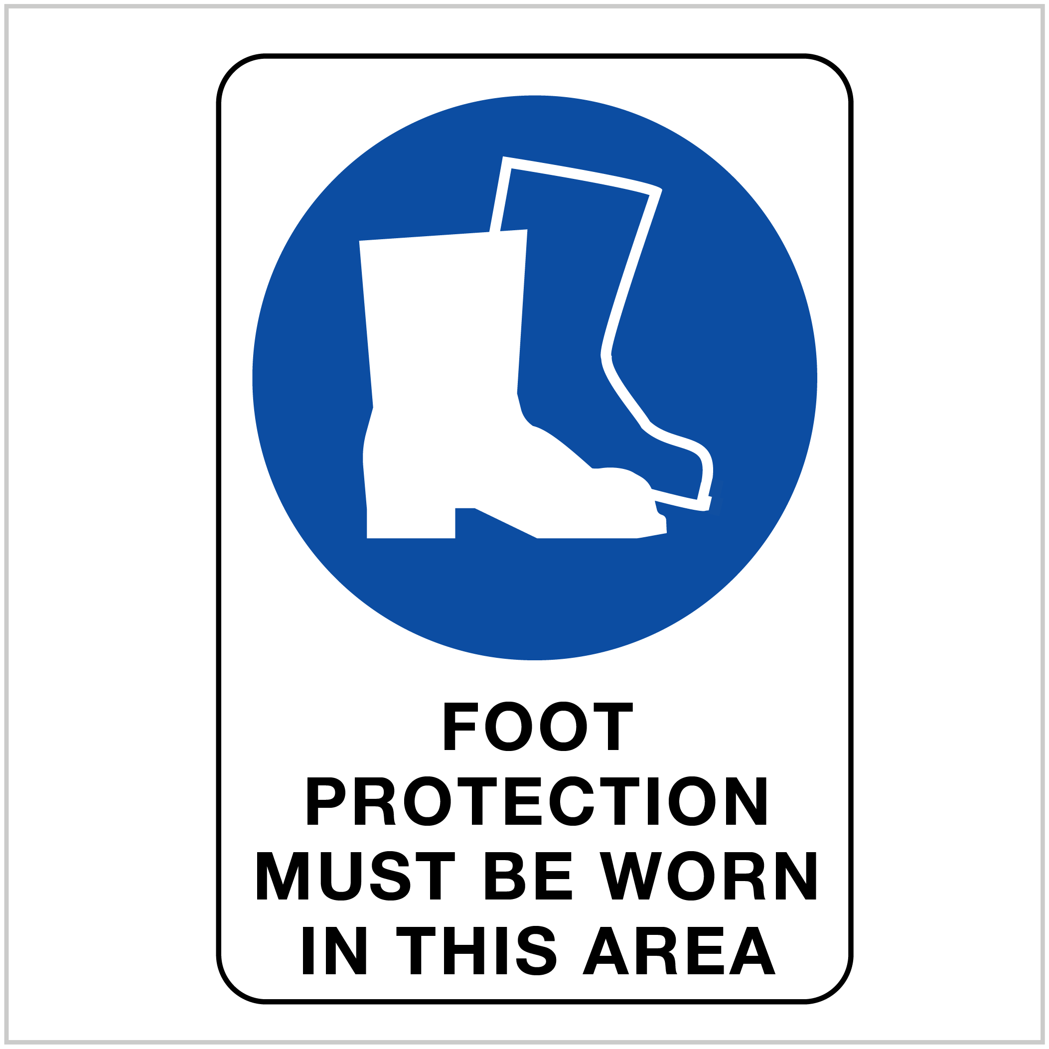 PPE-138 FOOT PROTECTION MUST BE WORN IN THIS AREA