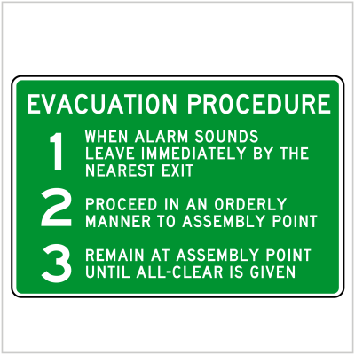 SAFE-106 - EVACUATION PROCEDURE