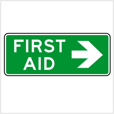 SAFE-112 - FIRST AID ARROW RIGHT