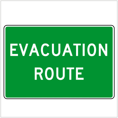 SAFE-121 - EVACUATION ROUTE