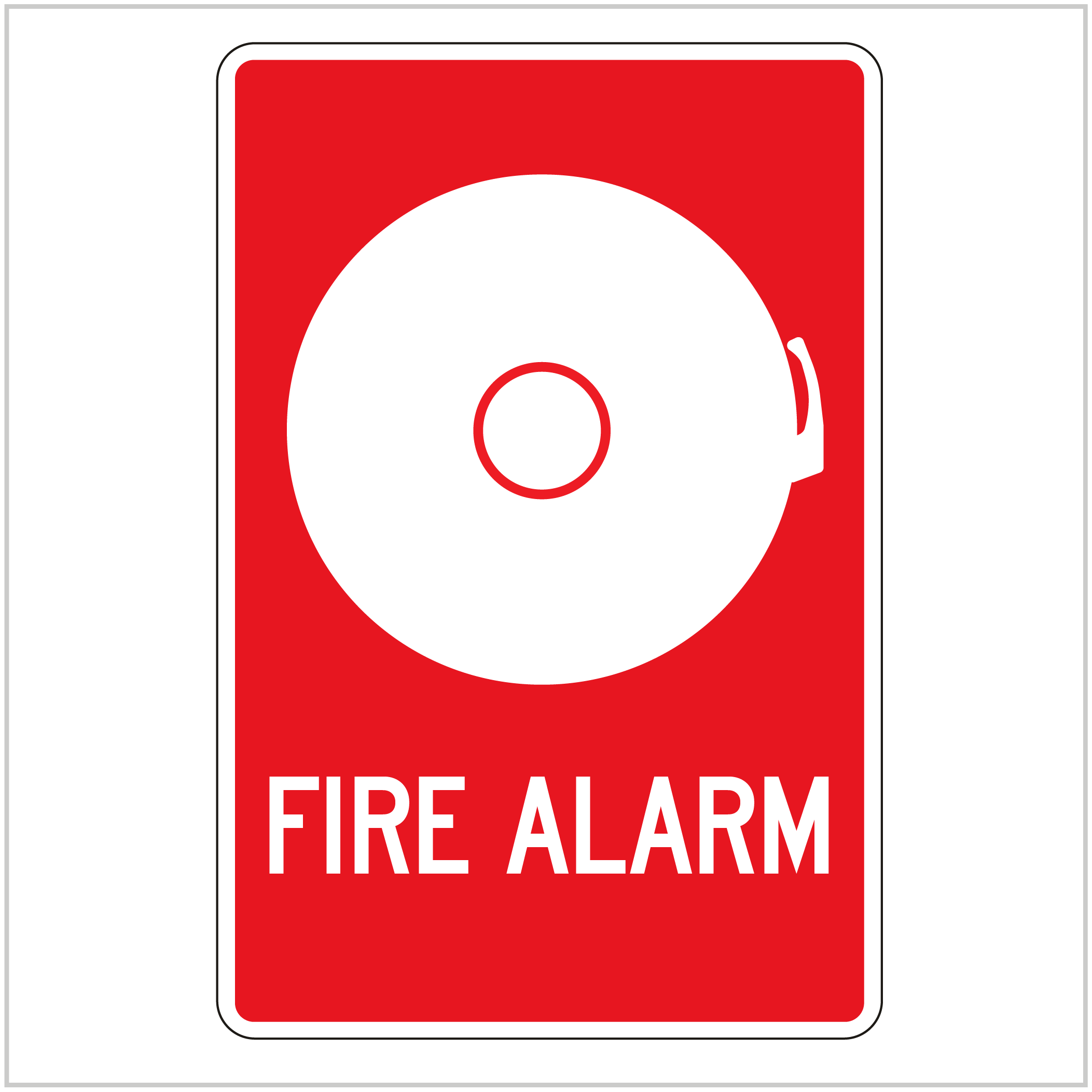 FIRE-262 - FIRE ALARM - FIRE SAFETY SIGNS