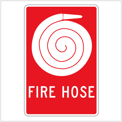 FIRE-263 - FIRE HOSE REEL - FIRE SAFETY SIGNS