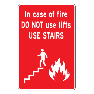 FIRE-270 IN CASE OF FIRE DO NOT USE STAIRS