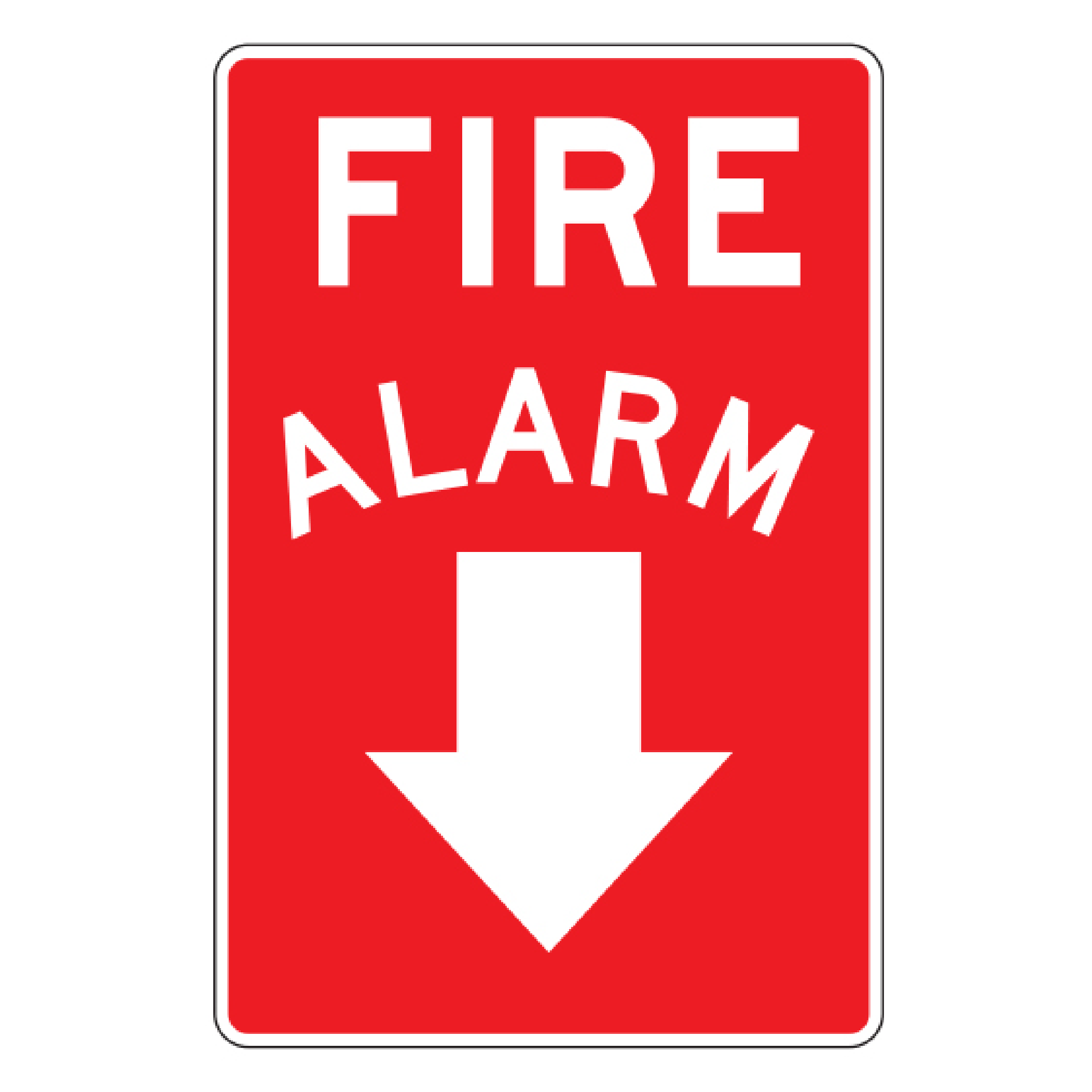 FIRE-272 FIRE ALARM - SAFETY SIGN