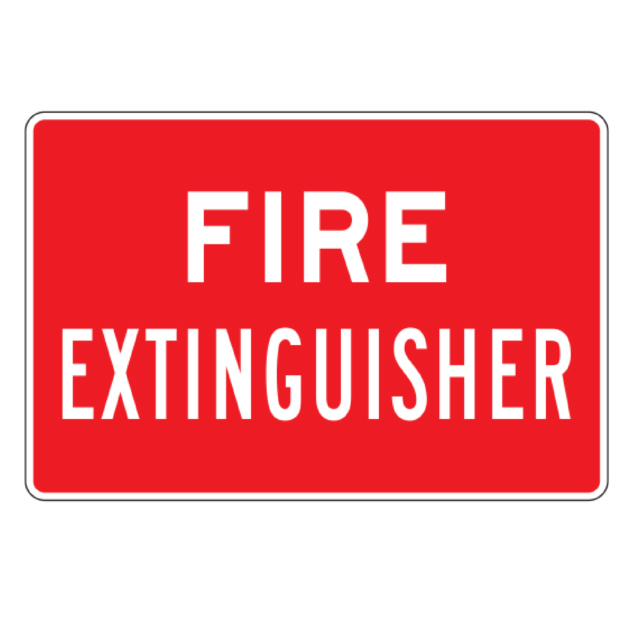 FIRE-277 FIRE EXTINGUISHER - SAFETY SIGN