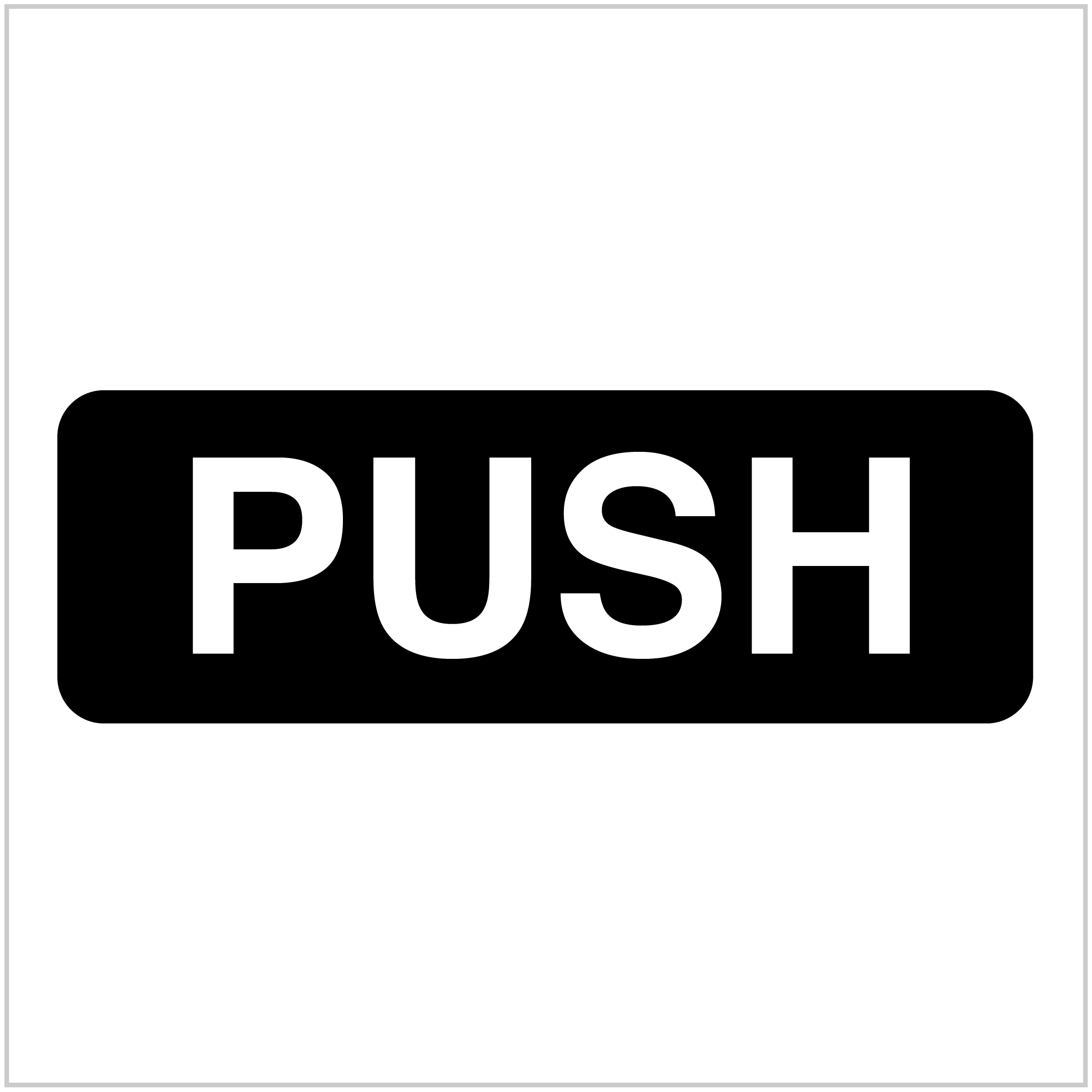 OFC-240 - PUSH - OFFICE AND CAR PARK SIGNS