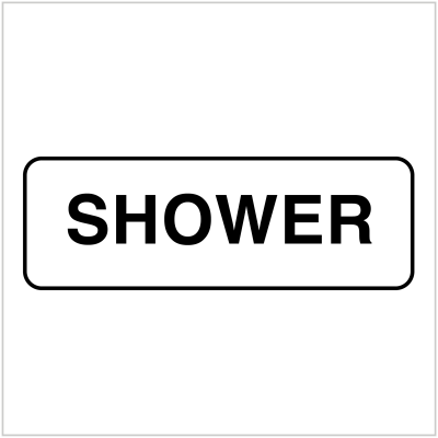 OFC-249 - SHOWER - OFFICE AND CAR PARK SIGNS