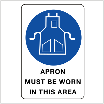 PPE-154 APRON MUST BE WORN IN THIS AREA