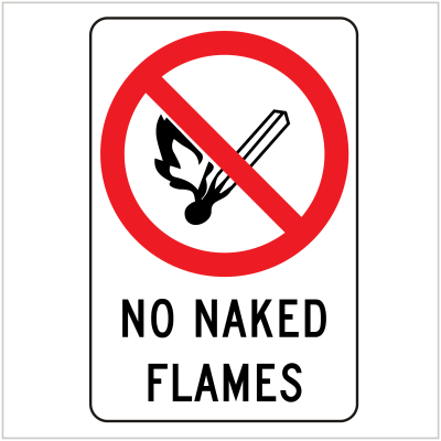 PROH-173 NO NAKED FLAMES