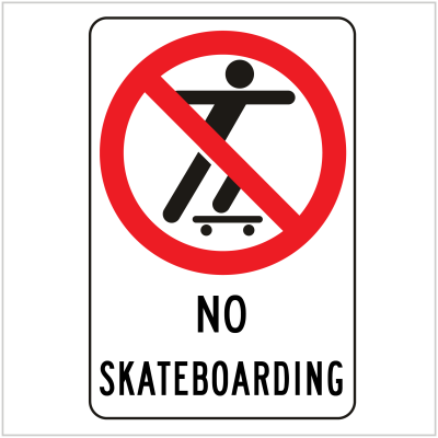 PROH-192 NO SKATEBOARDING