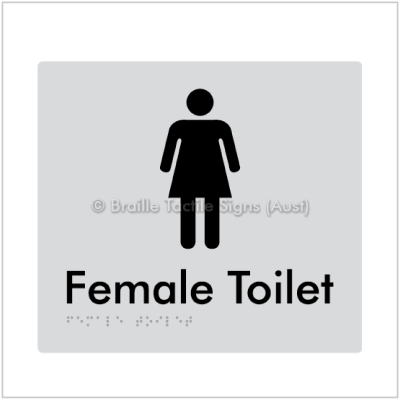 Braille Tactile BTS01n_Female_Toilet_silver