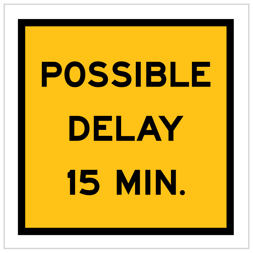 TM-27H – POSSIBLE DELAY 15 MIN.