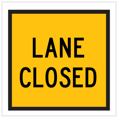 TM-43H – LANE CLOSED