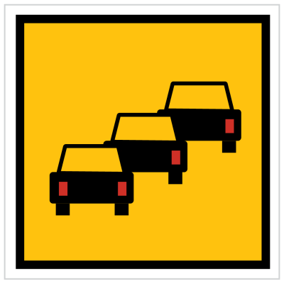 TM1-47A – QUEUED TRAFFIC AHEAD