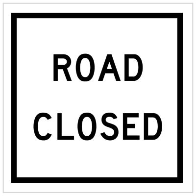 TM2-4 – ROAD CLOSED