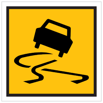 TM3-3A – SLIPPERY ROAD SURFACE