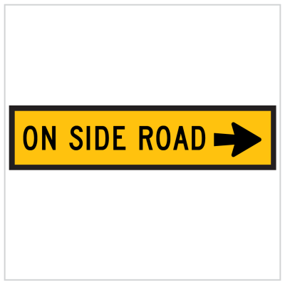 TM5-10B(R) – ON SIDE ROAD (RIGHT ARROW)