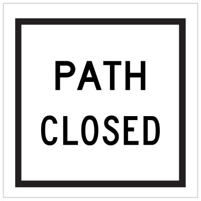 TM8-12A – PATH CLOSED