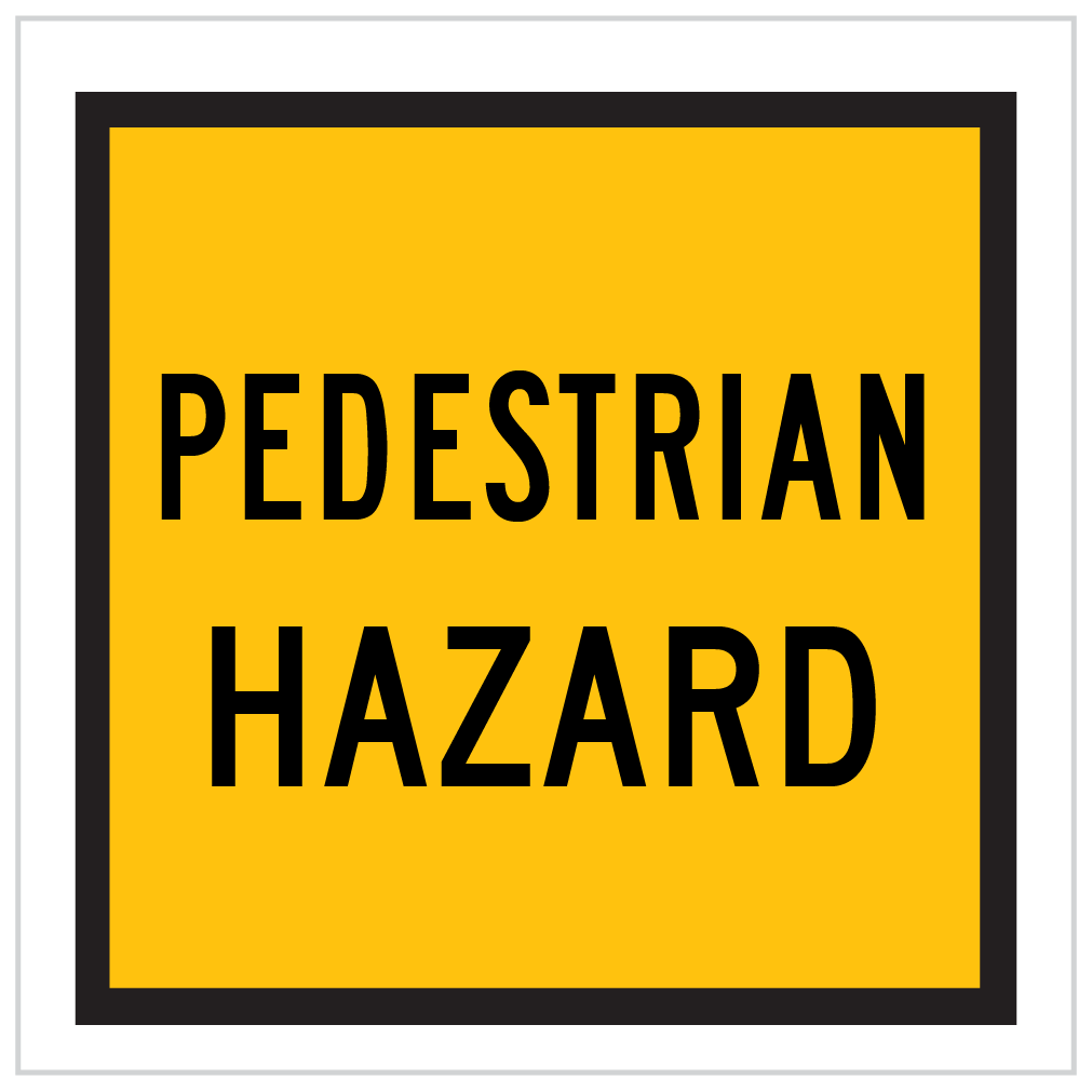 TM8-13A – PEDESTRIAN HAZARD