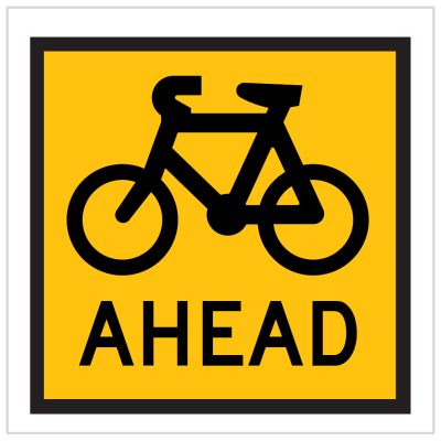 TM8-17A – CYCLING LANE AHEAD