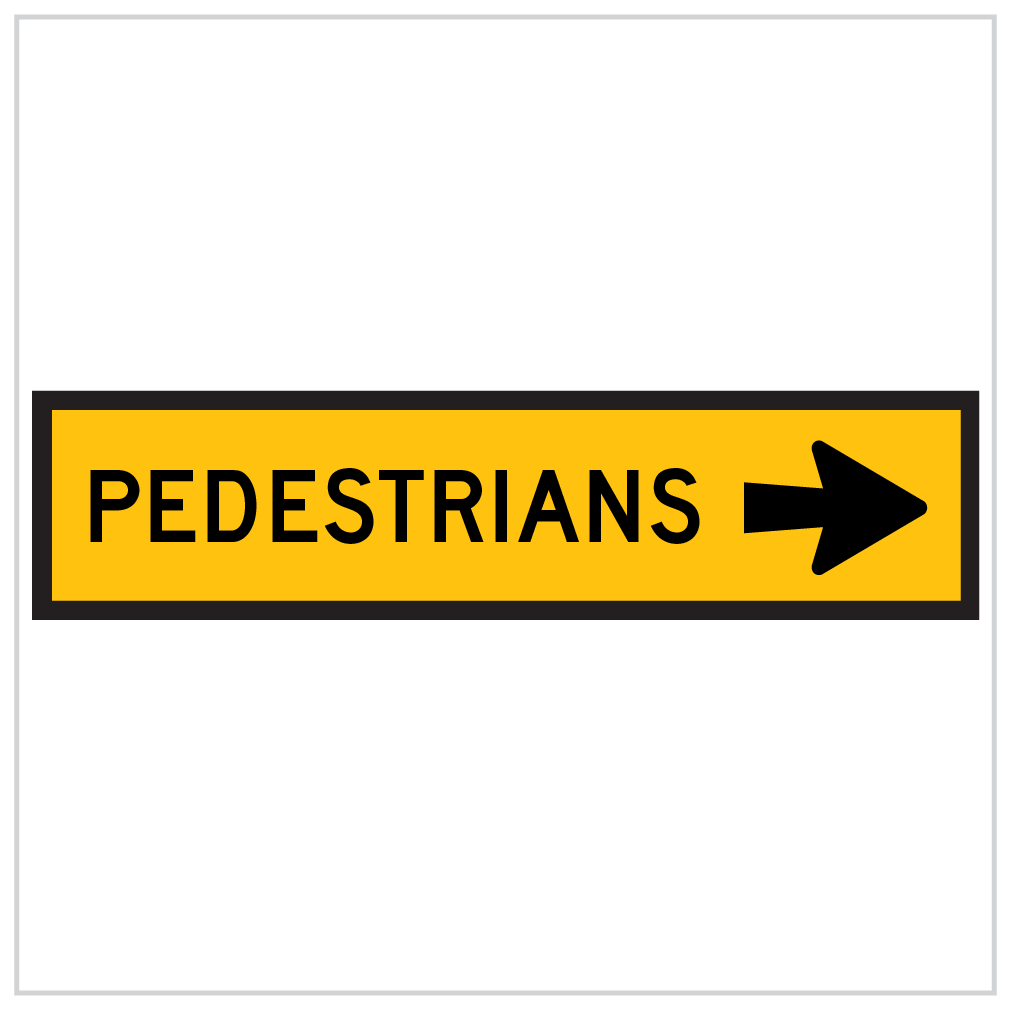 TM8-2B(R) – PEDESTRIANS (RIGHT ARROW)