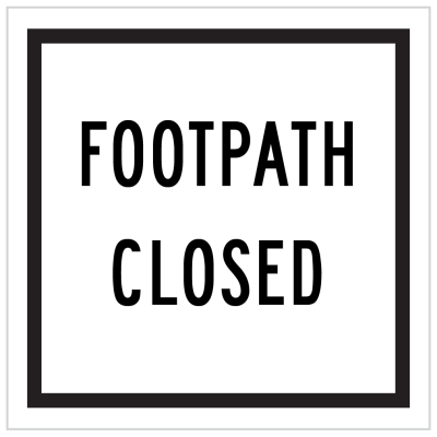 TM8-4A – FOOTPATH CLOSED