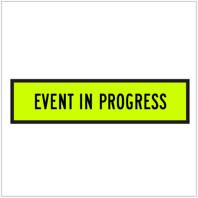 TM9-3B – EVENT  IN PROGRESS – FLUORO YELLOW GREEN