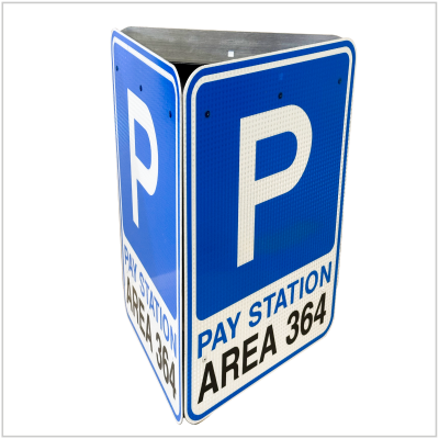 TRISIGN – 3 SIDED PARKING SIGN