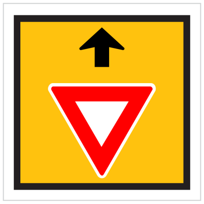 WM3-2A – GIVE WAY AHEAD